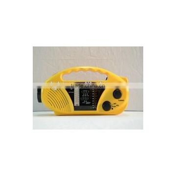 dynamo solar charge good quality best selling solar Hand Crank AM\/FM Radio