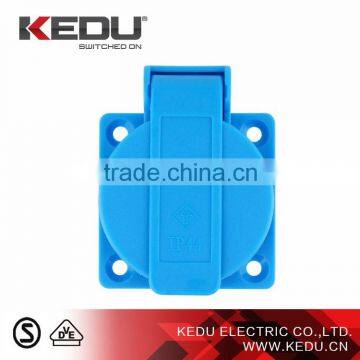 KEDU Waterproof German Socket 16A 250V IP44 2P+PE With VDE,SEMKO Approved photo-4