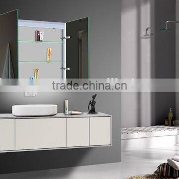 Illuminated Bathroom Mirror Cabinet With Shaver Socket