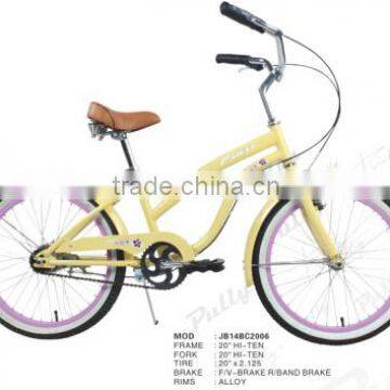 Utility Bicycle Type Aluminum Alloy Rim Material Beach Cruiser