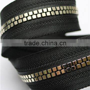 8# Plastic Derlin Resin Colorful Teeth Zipper Decorative Zippers for Garment photo-6