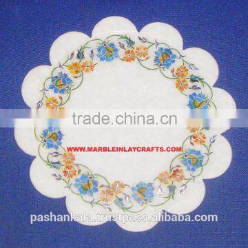 Decorative White Stone Plaque