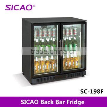 SICAO SC-198F 2 Doors Back Bar Fridge Freezer