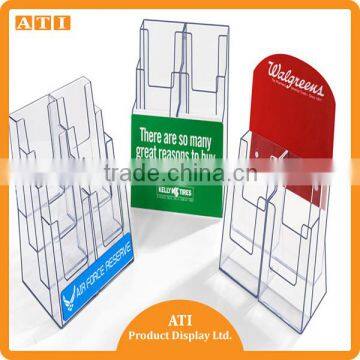 hongkong ATI multiple pockets acrylic leaflet holder