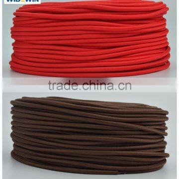 UL Listed 15ft Vintage Hanging Light Twisted Round Textile Cord photo-3