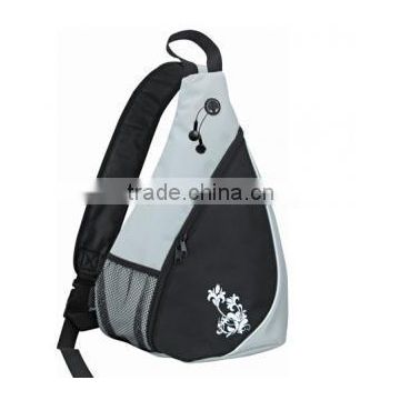 Promotional polyester Sling Back pack , polyester shoulder bag