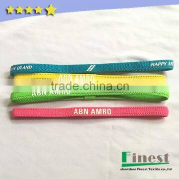 2016 Promotion Custom Logo Elastic Headband , Mini Headband