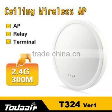 2.4G 300M Ceiling wireless AP &wireless Terminal&wifi radio receiver internet radio&wireless router