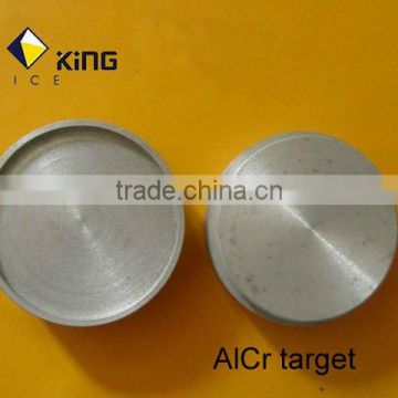 AlCr Target AlCr alloy Chrome alloy aluminium alloy