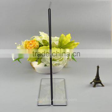 fashion design black edge 8*11 acrylic sign holder