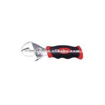 Adjustable Wrench With Plastic Sleeve Lever