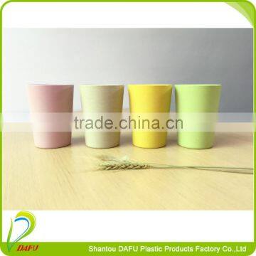 Colorful custom wheat straw biodegradable eco-friendly cold drink cup