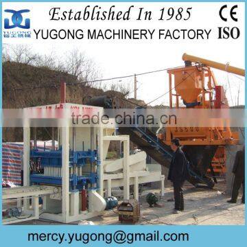 CE certified QT series cement concrete hollow brick machine price