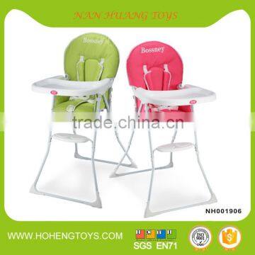 Compact and portable folding baby high chair