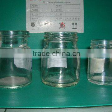 Glass Bird's Nest Bottles