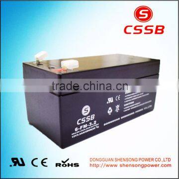 12volt lead acid calcium battery of 12v3.2ah