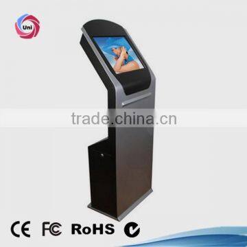 22 inch HD airport railway station commercial building advertising floor stand LCD information kiosk