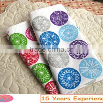 Wholesale hotel/party/wedding restaurant table cloth napkins cotton printing table napkin