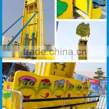 Mini Free Fall Sky Tower Frog Hopper! China Supplier Lino Amusement Jumping Frog Rides for Kids photo-6