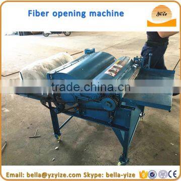 Cotton scraps opening and scutching machine,waste textile cotton recycling machine,cotton slitting machine fiber opening machine