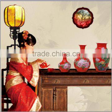 ancient china beauty ceramic decoration tiles