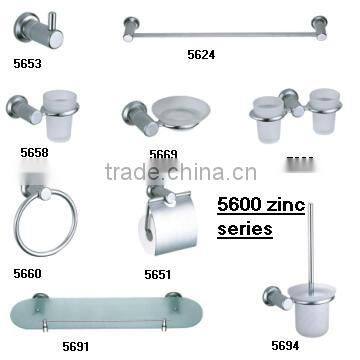 5600 brass bathroom accessories sets hotel bathroom use for shower rail.