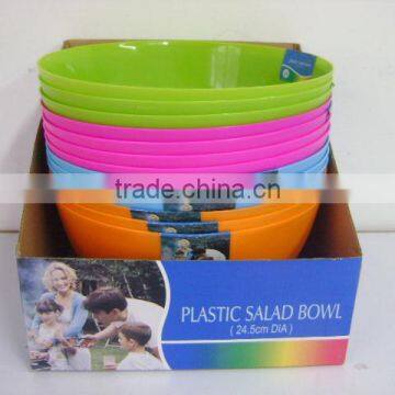 Plastic salad bowl 10 inch round TG1005EG