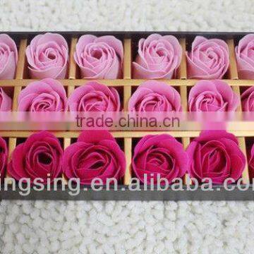 beautiful handmade flower soap