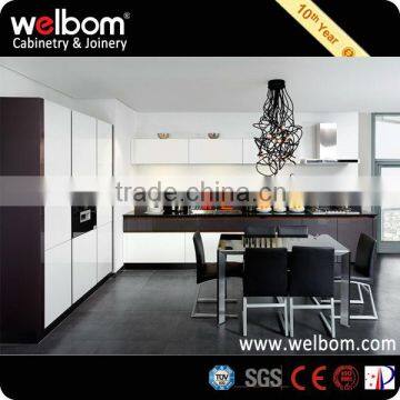 High Gloss Vinyl Wrap Kitchen Cabinets