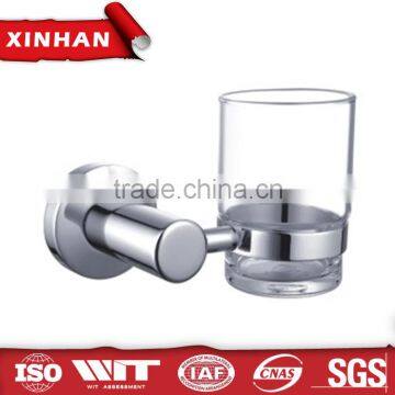 high quality wall mount clear glass tumbler holder sanitary ware china