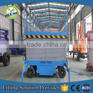 Electric Hydraulic Four wheels Scissors Lifting Platform