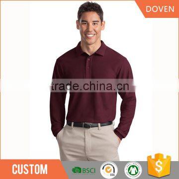 China Factory OEM Plain Formal Polo Shirts Polyester photo-3