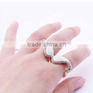 Fashion Rings Jewelry Women Moustache Ring photo-2