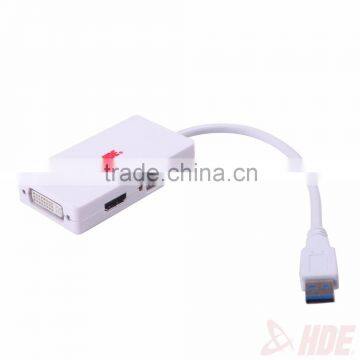 2016 Hot Selling Mini USB Male to HDMI/VGA/DVI Female Converter Adapter