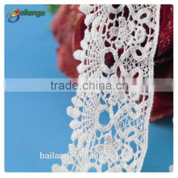 New Arrival Embroidered water soluble chemical lace ladies dress for clothes