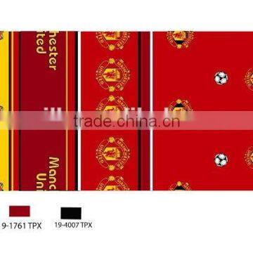 Barca/chelsea/manhcester/united, Football Club Printed Bed Sheet Fabric photo-2