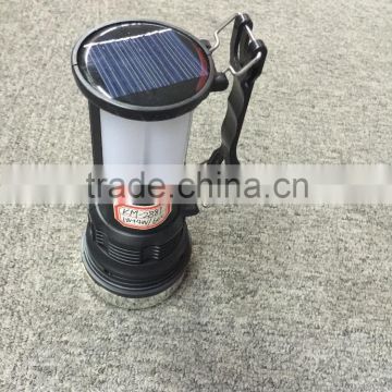 flexible solar rechargeable led folding lamp