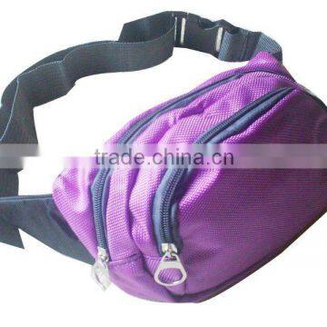 purple waist bag