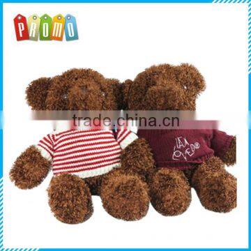 Plush Teddy Bear with fashion sweater for kids