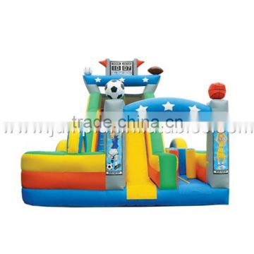 Commercial Inflated Slide made in China/Cheap inflate obstacle course and slide