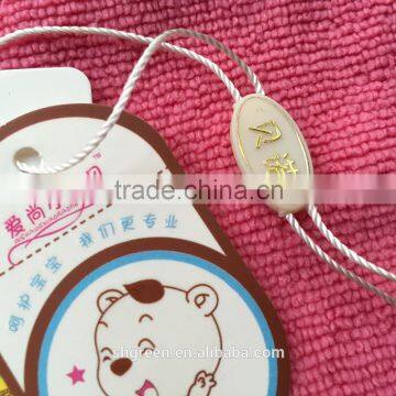 Die cut UV embossing hangtag for baby clothing