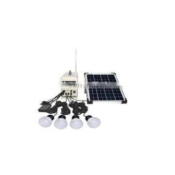 New Arrival 30W Portable DC solar Lighting kit with Radio for africa market