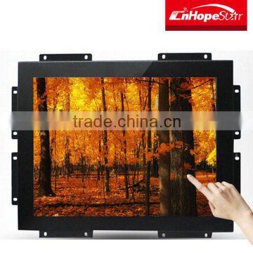 15 Inch touch frameless monitor with 1024*768 standard resolution