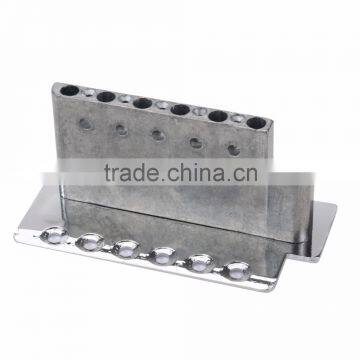 Acoustic Guitarra Guitar Parts 1 Set Chrome 6 Strings Bass Guitar Tremolo Bridge With Bar For Strat ARE4 photo-3