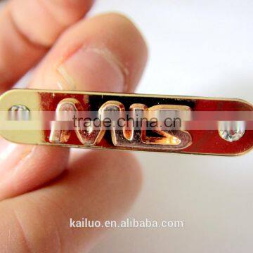 Two Color Design Jeans Metal Label/metal Plate in 2016 photo-2