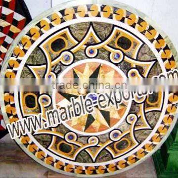 Overlay Inlay Home Decoration Bmarble Overlay Table Tops