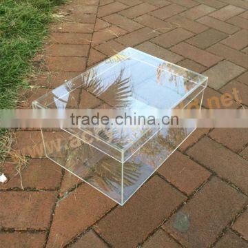 handmade high quallty clear acrylic shoe box/acrylic nike shoes box