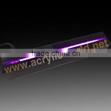 Black Acrylic Material Led Edge Lit Sign Base With RGB Led Lights photo-4