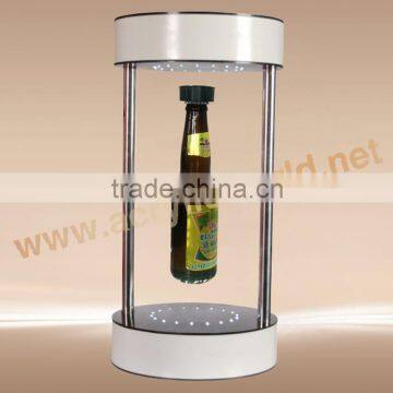 AW magnet wine floating display cabinet/phone floating display units /led globle floating pop display