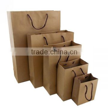 Brown craft paper bag for restaurant